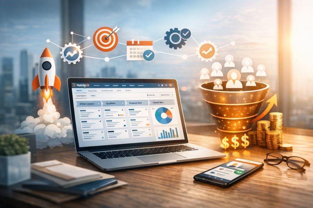 איך לייעל את משפך המכירות עם HubSpot Sales Hub?